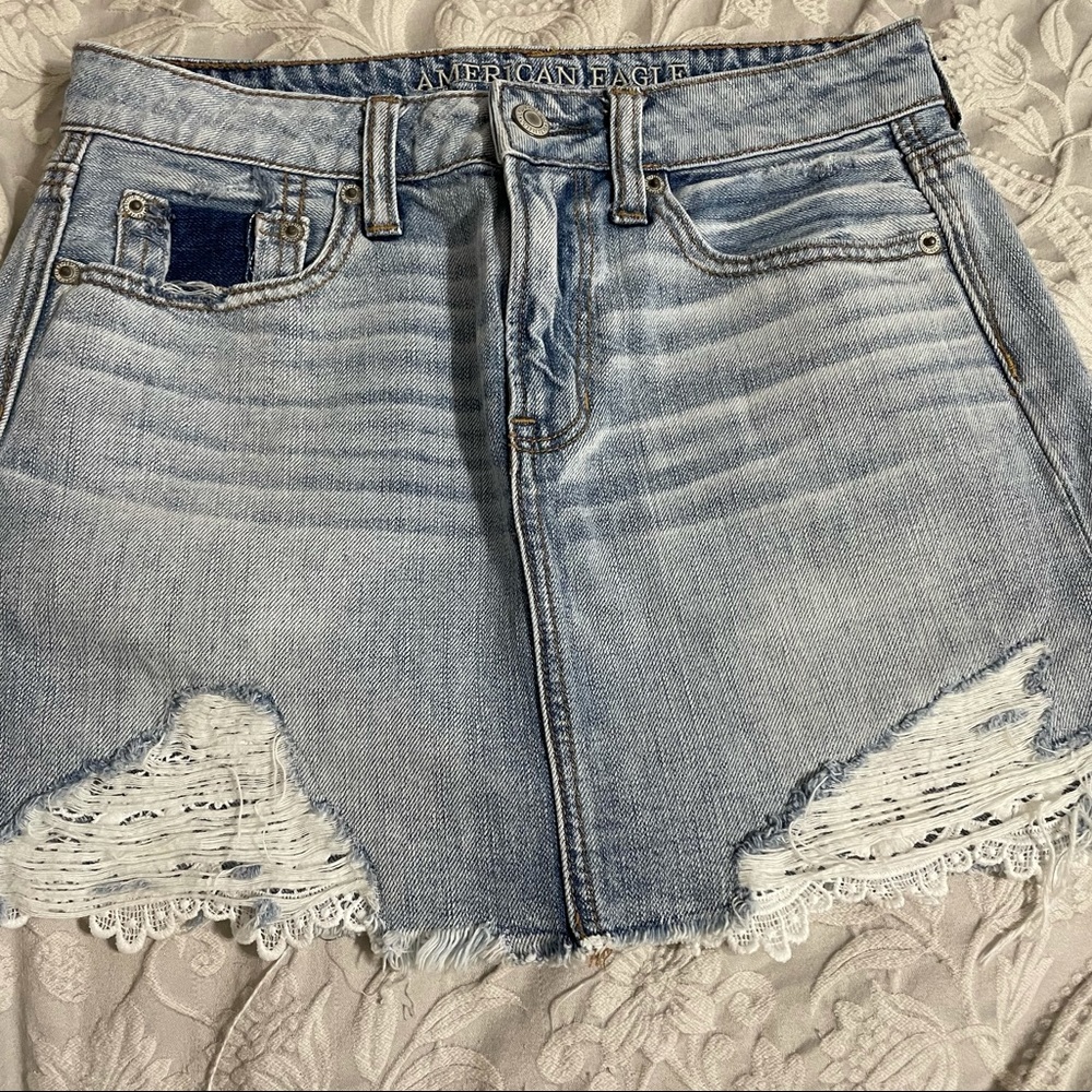 American Eagle jean skirt
